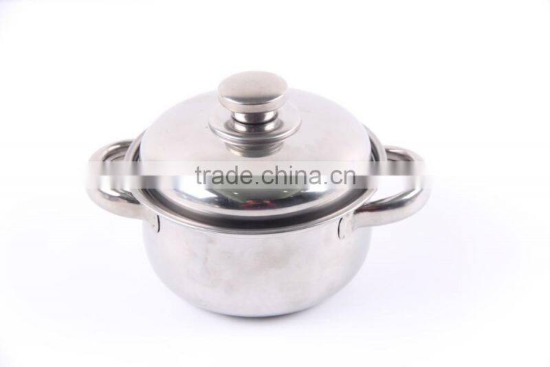 Hot Selling Tall Metal Stainless Steel Soup Pan Sause Pot