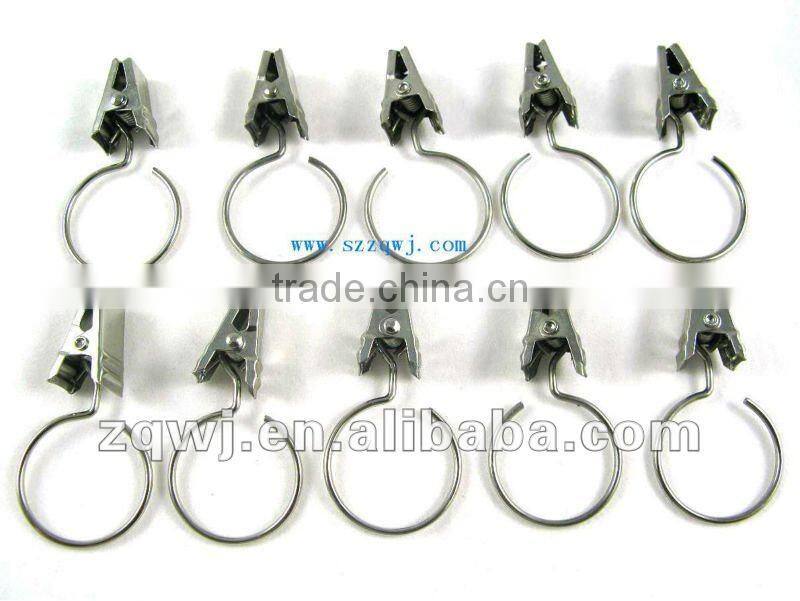 Curtain rod rings Metal Curtain Clip
