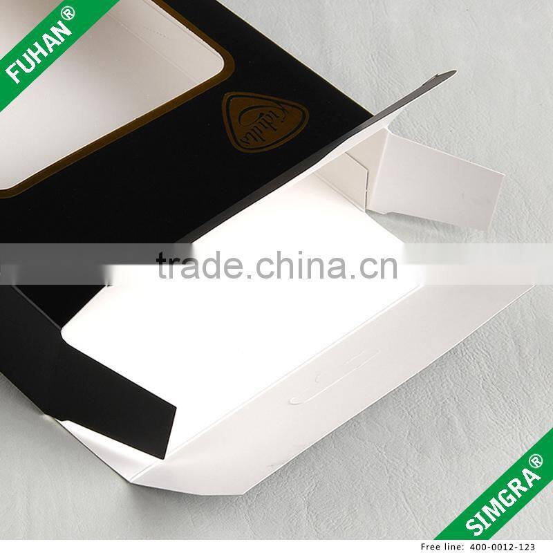Professional Custom Foldable Black Packaging Box