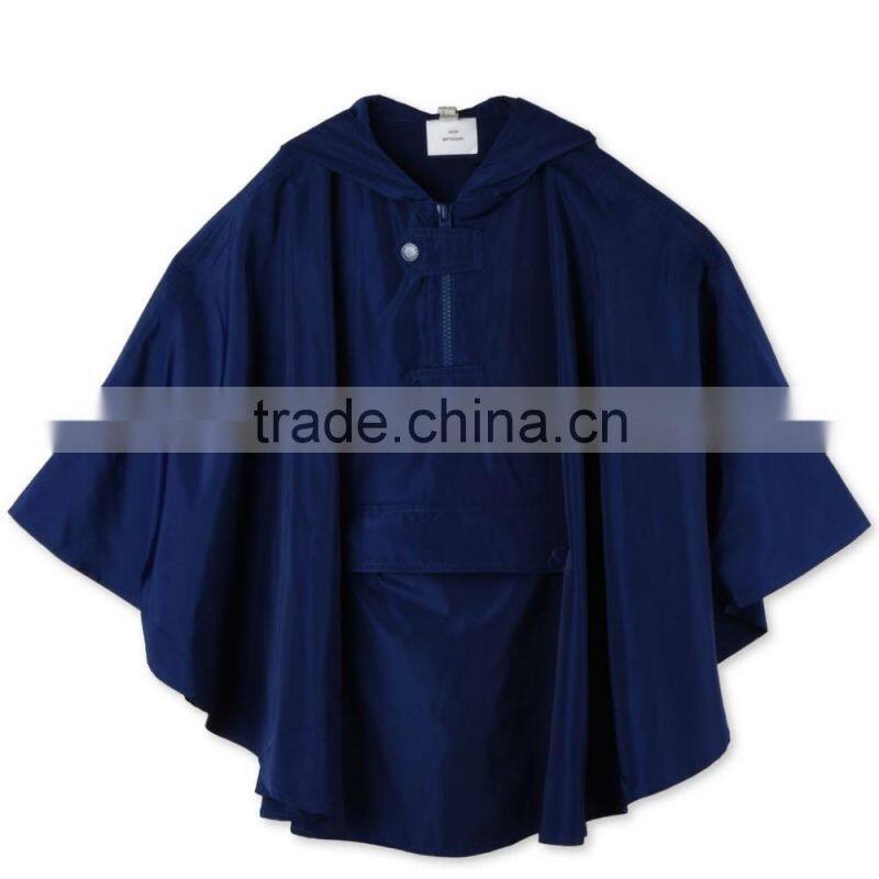 Blue Froggie Raincoat Cape With Monster Printed Hood Kid Wear Child Clothing HSC5940