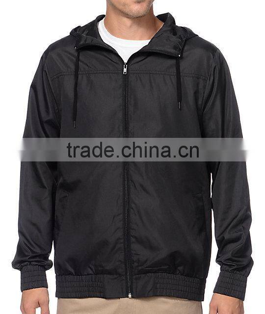 Custom 100% Nylon Softshell Jacket Waterproof men Windbreaker