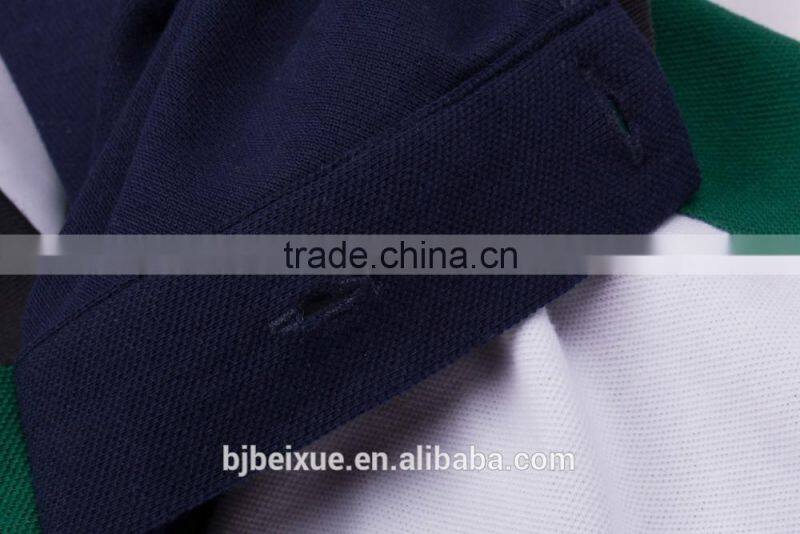 2016 OEM service stylish latest design custom cotton polyester spandex man polo shirt golf