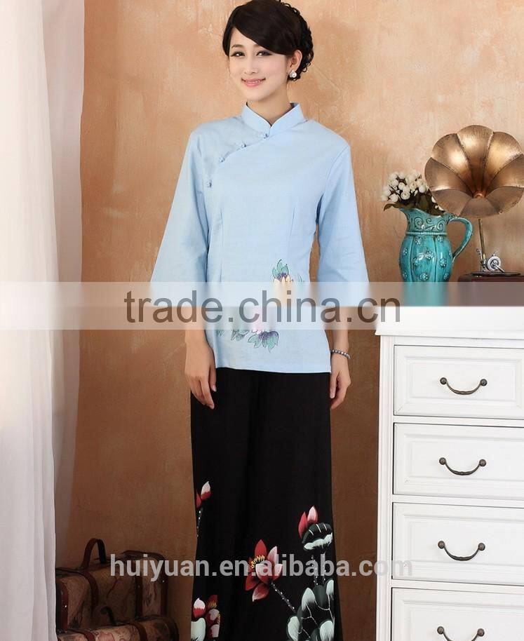 Newest Design Chinese Traditional Uniform Hotel Front Office