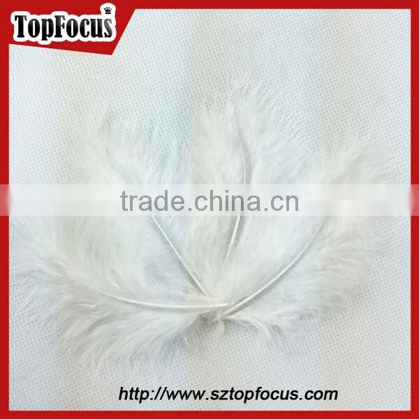 wholesale natural decorative Dyed down turkey feather for sale