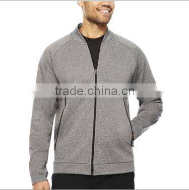 2016 high quality bomber jacket/hot sale unique collar design men's sweatshirt jacket