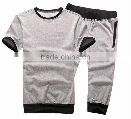sexy track pants jogging pants men with t shirt ,sport compression clothing