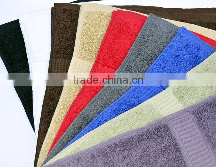 100% cotton promotion black color hotel custom cooling quick dry towel
