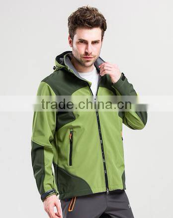 Instocked oem Softshell fleece jacket windbreaker outdoor nice design hiking jacket fishing jacket