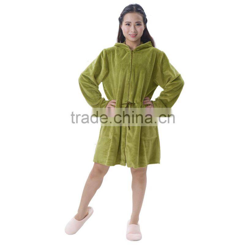 Fashion girl korea style one piece bathrobe