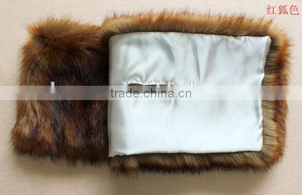 European fur overcoat woolen cloth shawl for women