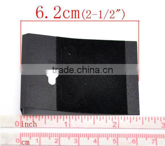 Ear Hooks Earring Plastic Display Cards 62x45mm(2-1/2"x1-3/4"), sold by packet( 500 pcs/packet )