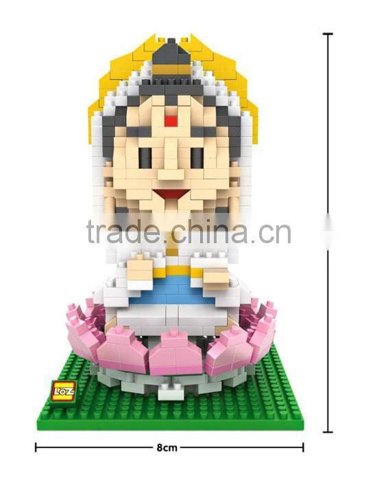 100% Safety Plastic Diy Assembly Building Blocks for Kids