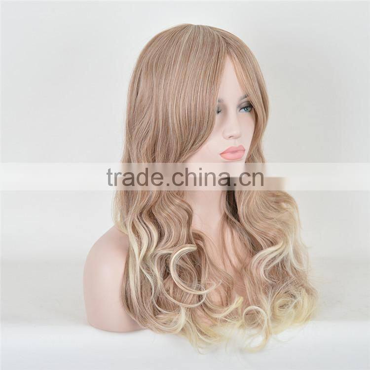 Brown Cosplay Hair Wig Brazilian African Wig Indian Women Wigs