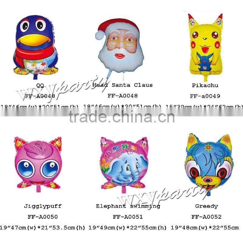 Fashion Cartoon Foil balloon / kids gift mylar helium balloon