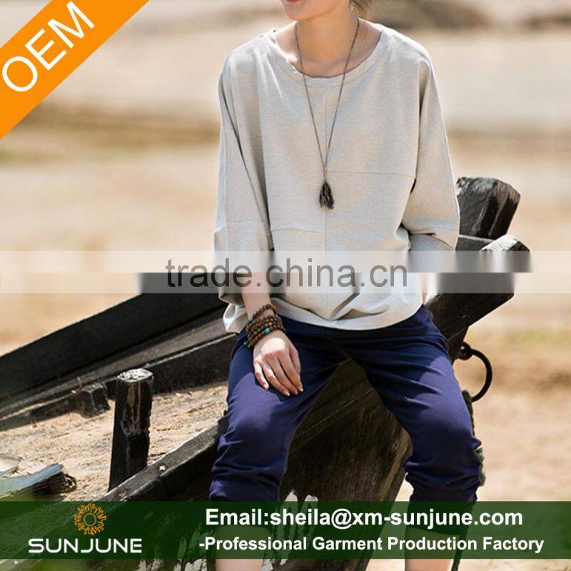 Chinese garment factory autumn clothing pure cotton pullover men hoody