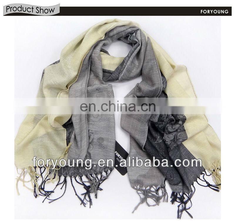 paisley jacquard scarf