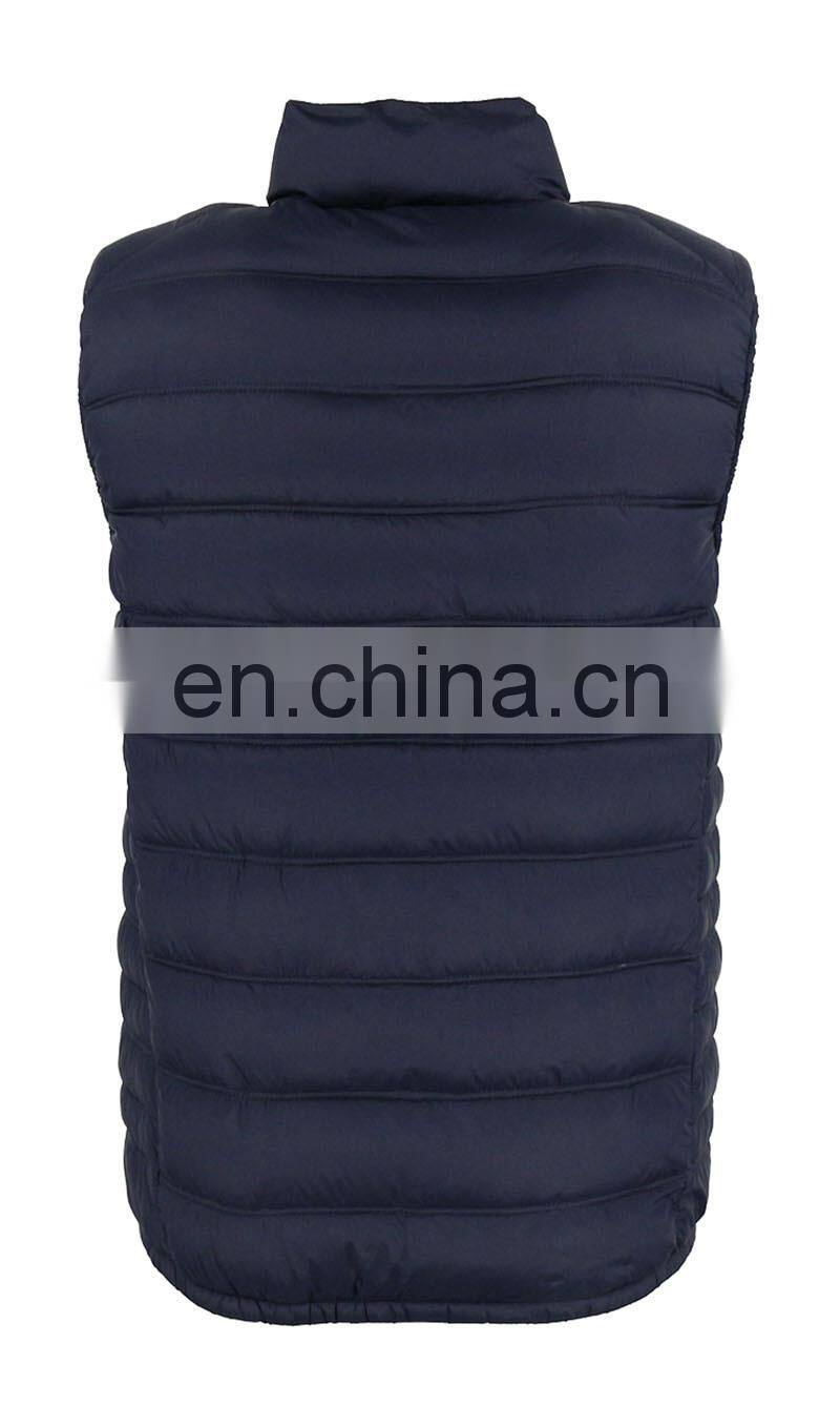2017 custom winter warm mens cheap puffer vest