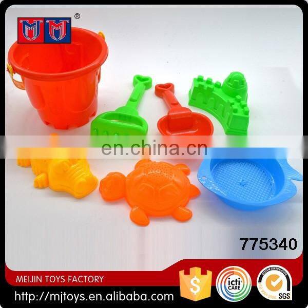 Meijin Hot selling cheap plastic colorful sand beach toys set for sale
