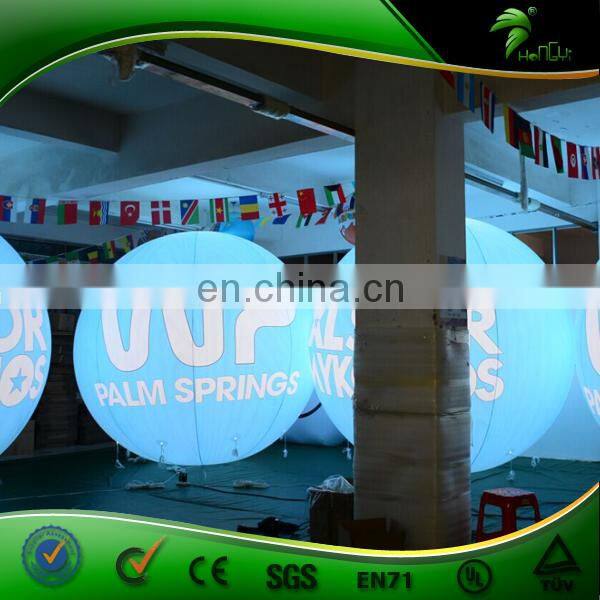 Fcatory Price Inflatable Planets LED Balloon / Hanging Light Inflatable Earth