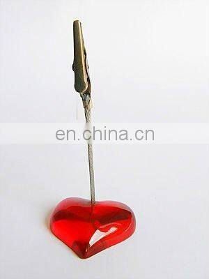 Promotional resin office paper clip