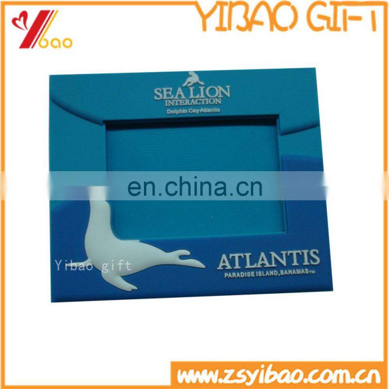 3D PVC colorful photo frame accept customized shape