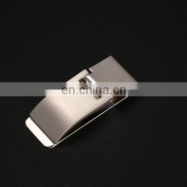 PROMOTIONAL SALE POPULAR ZINC ALLOY PAPER SILVER BLANK MONEY CLIP