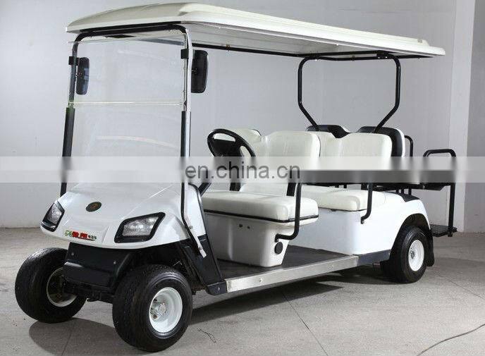 High performance electric tourist vehicle 8 seater golf cart with powerful motor of 5KW/48V|AX-B9+3