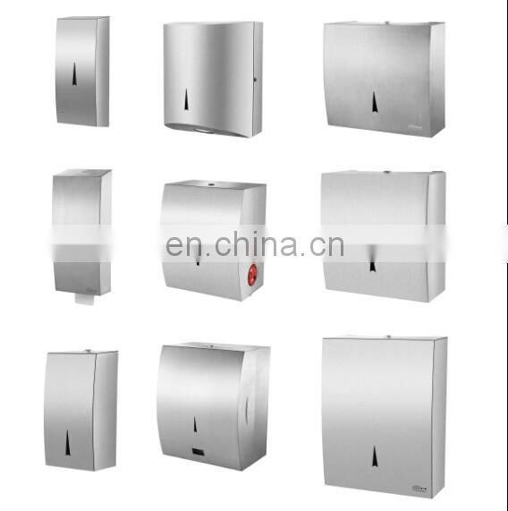 Bathroom Sanitary Stainless Steel Toilet Wall Mounted Auto Paper Towel Dispenser