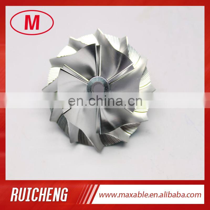HT12B 41.00/56.00mm 6+6 BLADES high performance Turbo aluminum 2618/milling/Billet compressor wheel for 14411-31N03