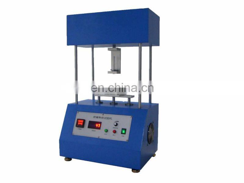 Three axis button life testing machine suit for button keyboardCalculator key life testing  High Standard   With Factory Price