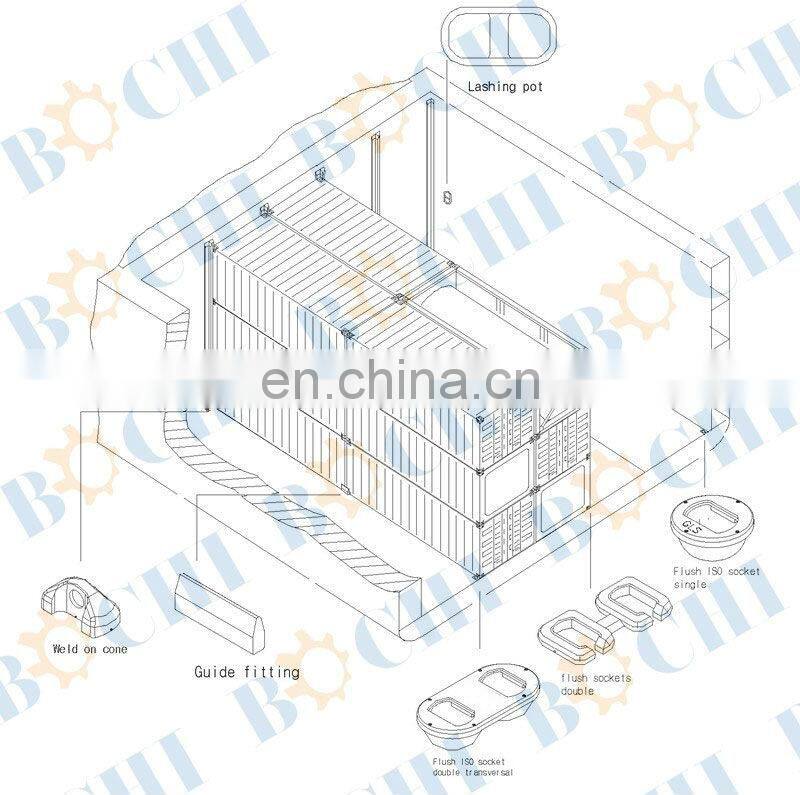 Container Safe Lockable Stacking Cones