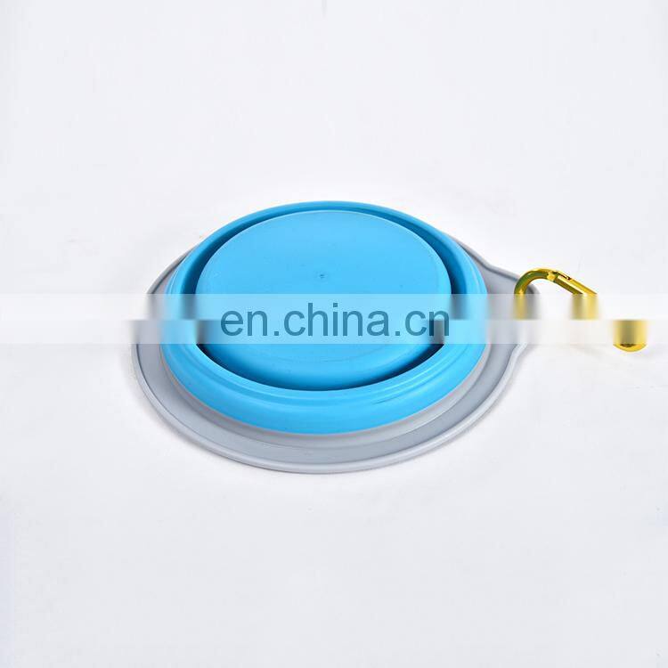 Newest Design Top Quality Yellow Bowl Pet, Silicone Dog Bowl