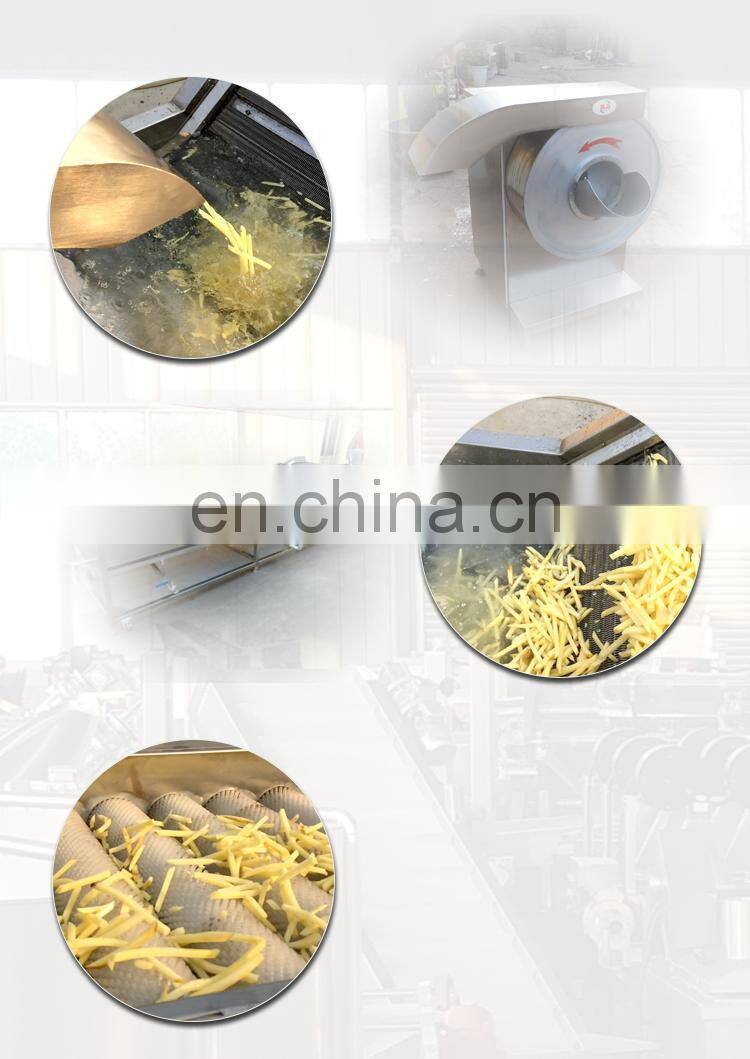 french fries making machine plant 150kg per hour potato crisp production line