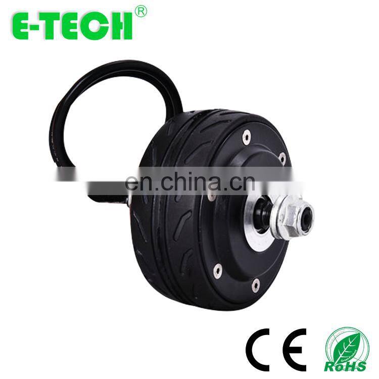 High quality 4 inch solid tire gearless 36V bicycle kit electric brushless scooter hub motor