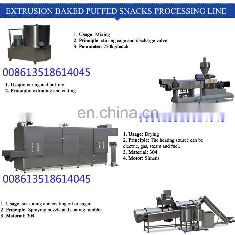 Top Quality China Suppliers Manufacturers Puff Snacks Making Machine Machines Equipment