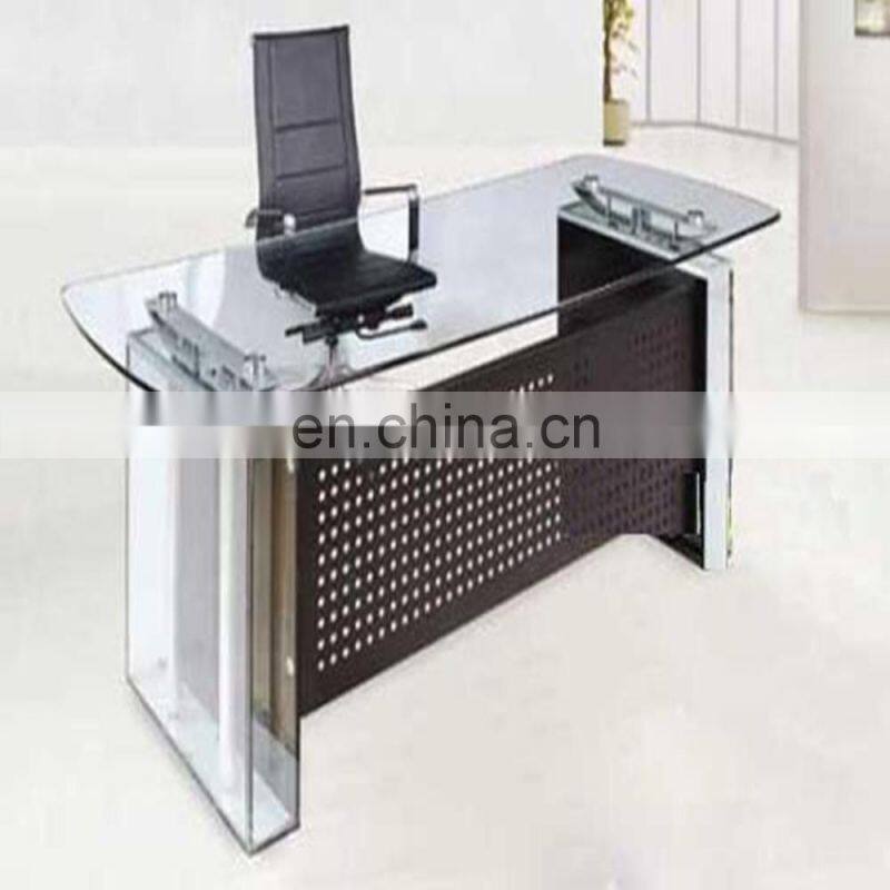 glass top desk