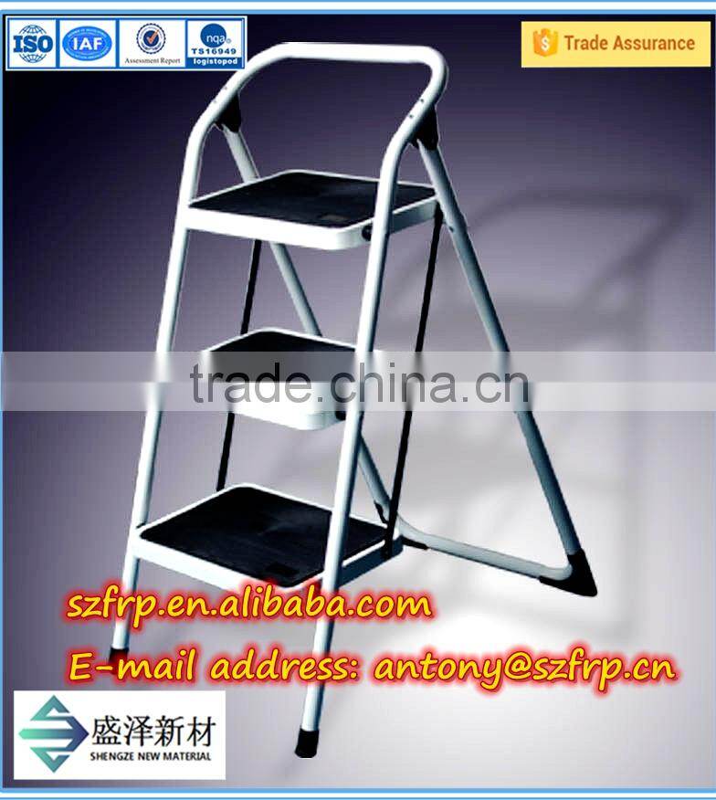 FRP telescopic ladders with Wide stairs