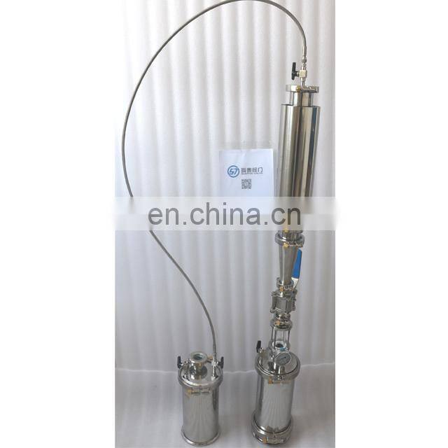 stainless steel coil heat exchanger tube condenser coil with JIC/NPT connector or ball valves