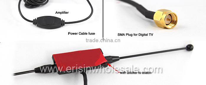 Erisin ES097 Ourdoor Car DVB-T Antenna with Amplifier Stable Performance