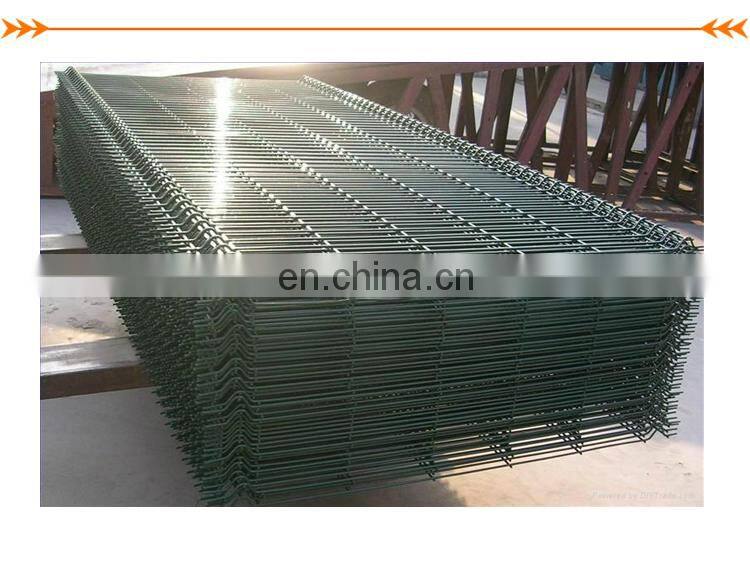 Free samples hot sales Haiao china curvy welded mesh fence / workshop isolation fence
