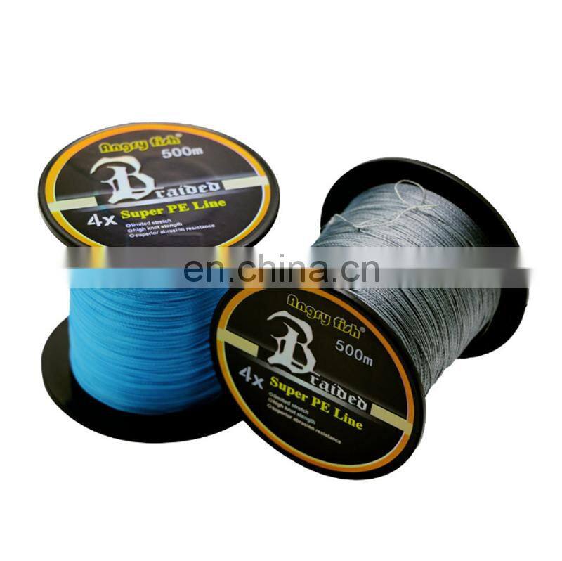 High Strength Super Power Saltwater Fishing Wire 4 strand braid fishing line 500m fishing line