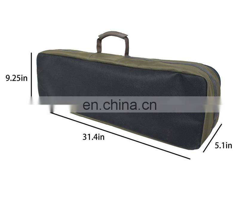31.4*5.1*9.25 inches Multifunctional Fishing Tackle Storage Case Utility Bag Peche Water-Resistant Fishing Bag