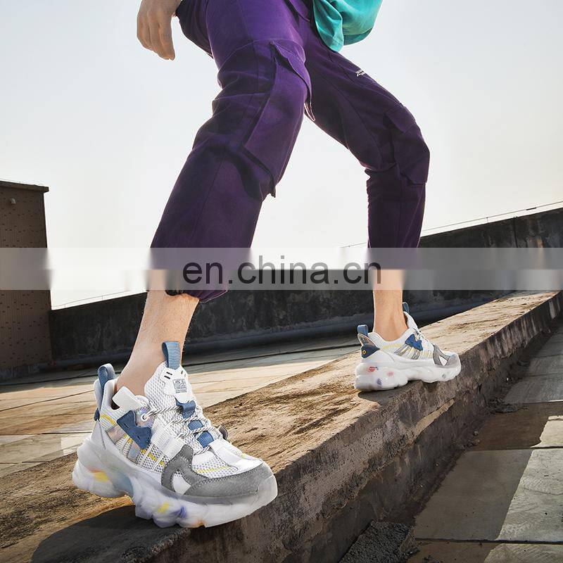 Factory Outlet Christmas Men's Spring and Autumn Mech Wind Customized Platform Shock Absorbing Running Casual Shoes