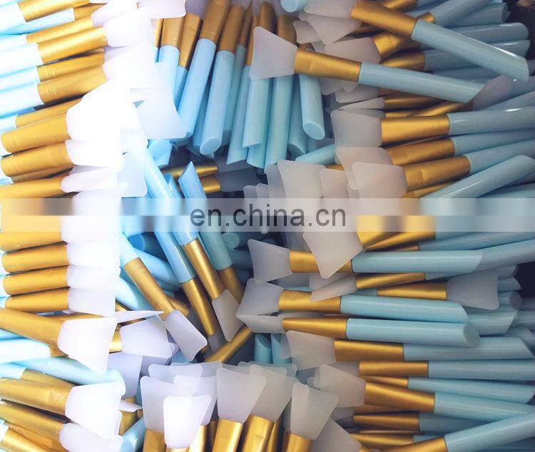 High quality Facial flat mask brush private label silicone beauty tools cosmetic brushes Mud Mask makeup Brush