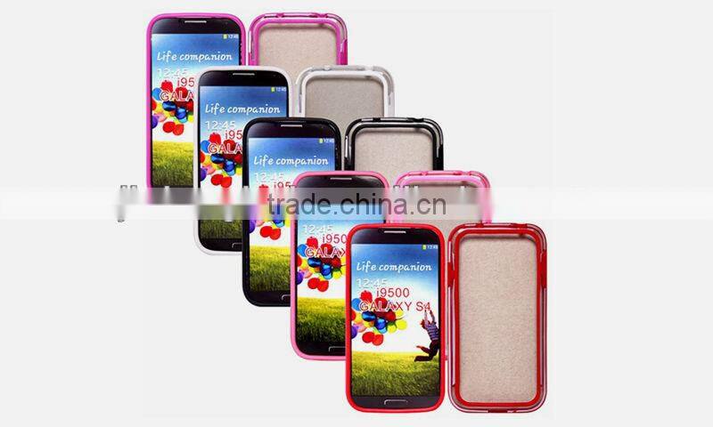For samsung galaxy s4 bumpers,pc+tpu bumper for samsung galaxy s4/IV/I9500