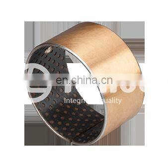 Special customized wrapped multilayer composite boundary lubricating steel backed bronze bushings pump bearing without lead