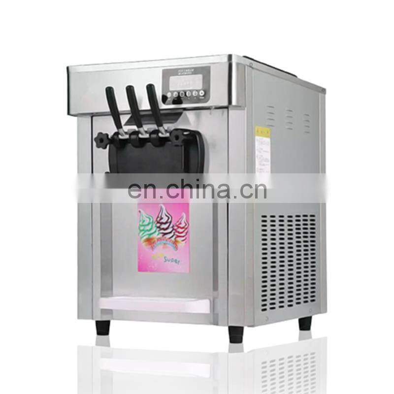 Soft serve italian gelato commercial ice cream making machine