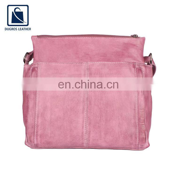 Factory Price Optimum Quality Stylish Fashion Modern Design Genuine Leather Women Sling Bag for Bulk Purchase