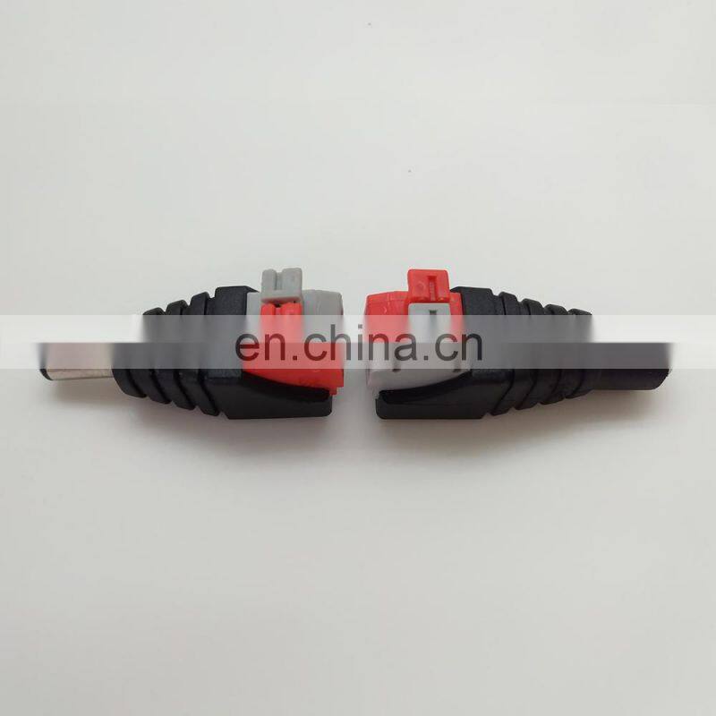 New 2.1mm/5.5mm Male and Female DC to Clip Terminal Block Connector