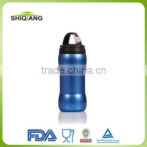 High grade dumbbell shape vacuum thermos with carabiner lid BL-8037-A
